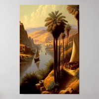 Ancient Egyptian Nile River Fantasy Art
