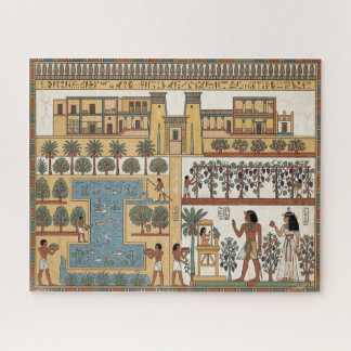 Ancient Egyptian Oasis: Villa & Garden Jigsaw Puzzle