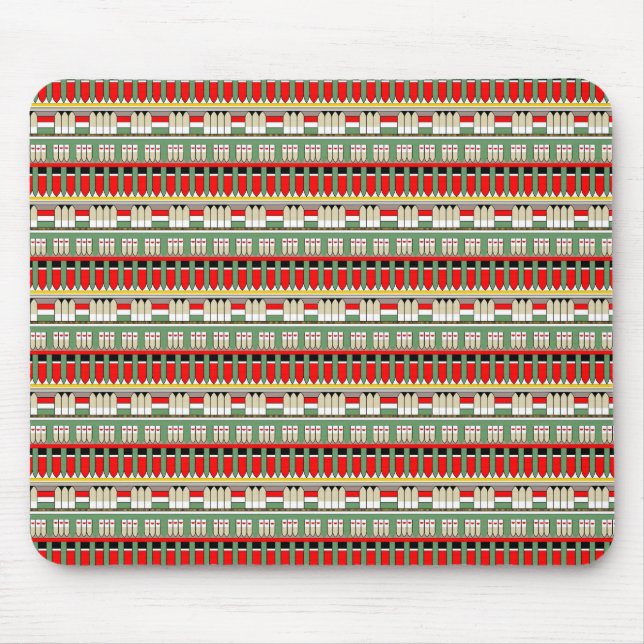Ancient Egyptian Pattern 01 Mouse Mat (Front)