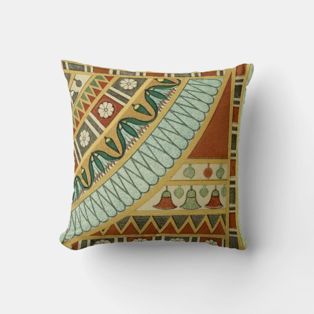 Ancient Egyptian Pattern Cushion (Front)