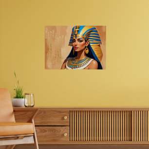 Ancient Egyptian Pharaoh Art – Timeless Pharaonic Poster