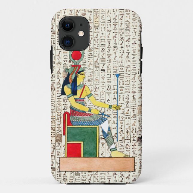 Ancient Egyptian Pharaoh Hieroglyphics Design Case-Mate iPhone Case (Back)