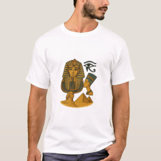 Ancient Egyptian Pharaoh Symbols Art Tee Design