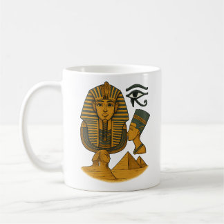 Ancient Egyptian Pharaoh Symbols Art Tee Design Coffee Mug