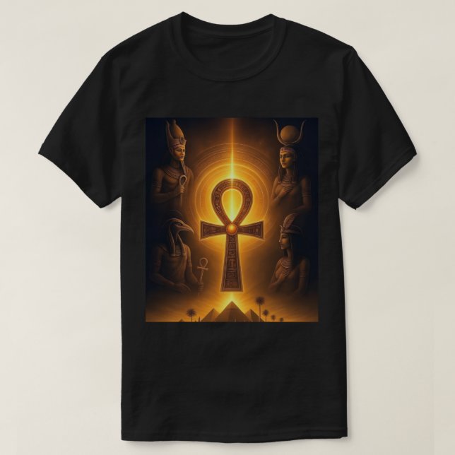 Ancient Egyptian Pharaoh T-Shirt | KaliraArts (Design Front)