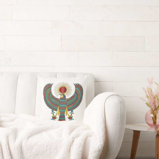 Ancient Egyptian Pharaoh T-Shirt | KaliraArts Cushion (Couch)