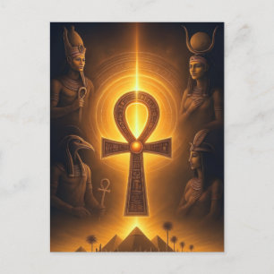 Ancient Egyptian Postcard Pharaonic Art Design b