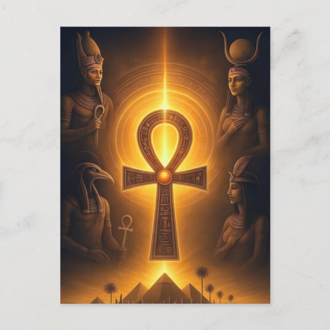 Ancient Egyptian Postcard | Pharaonic Art Design b (Front)