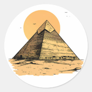Ancient Egyptian Pyramid Sticker