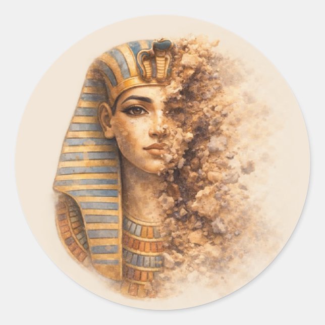 Ancient Egyptian Queen Egyptian Heritage Sticker (Front)