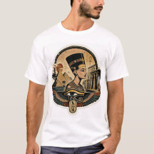 Ancient Egyptian Queen Nefertiti Vintage T-Shirt |