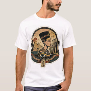 Ancient Egyptian Queen Nefertiti Vintage T-Shirt