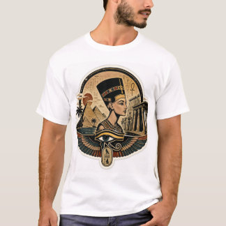 Ancient Egyptian Queen Nefertiti Vintage T-Shirt |
