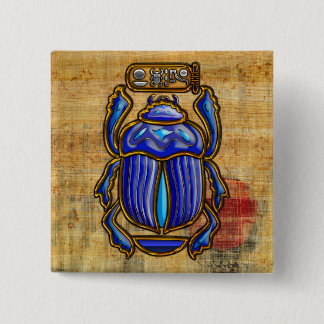Ancient Egyptian Scarab 15 Cm Square Badge