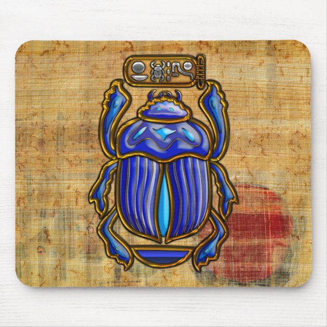 Ancient Egyptian Scarab Mouse Mat (Front)