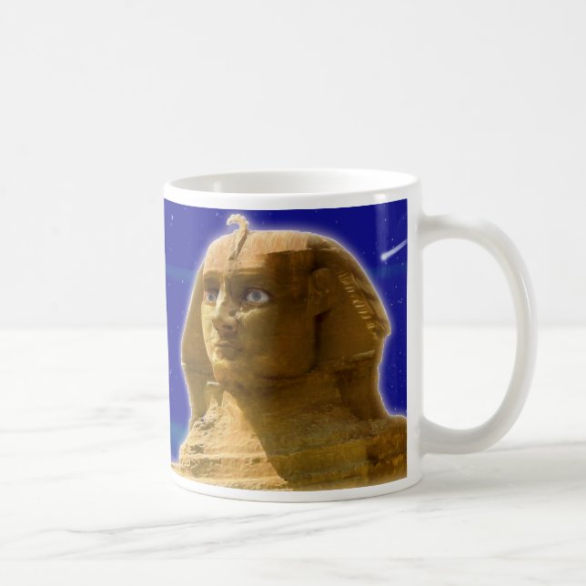 Ancient Egyptian Sphinx at Giza Art Design Coffee Mug (Right)