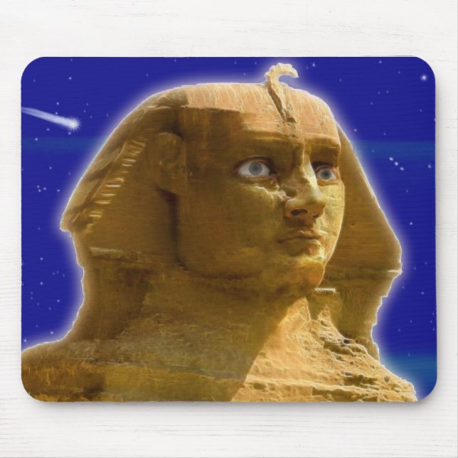Ancient Egyptian Sphinx at Giza Art Design Mouse Mat (Front)