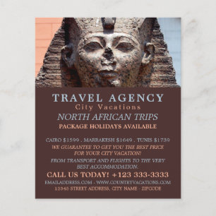 Ancient Egyptian Sphinx, Cairo, Travel Agency  Flyer