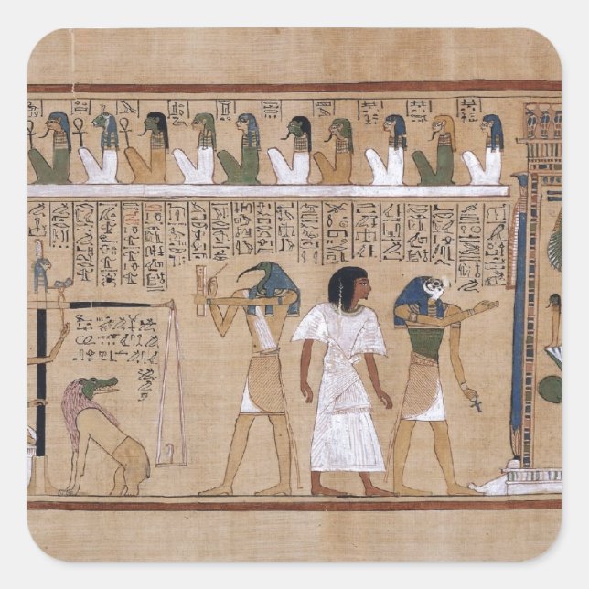 Ancient Egyptian Square Sticker (Front)