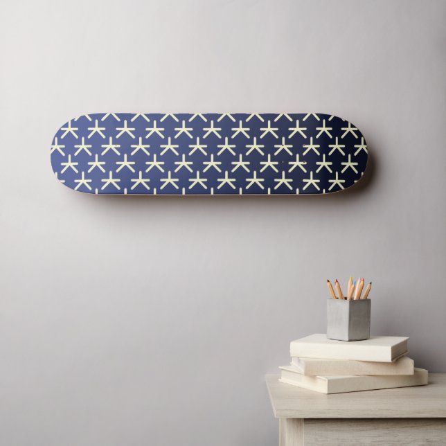 Ancient Egyptian Stars Skateboard (Wall Art (Horz))