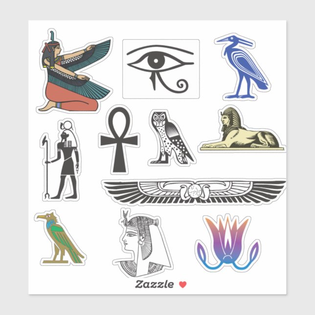 Ancient Egyptian Symbols and Motifs (Sheet)