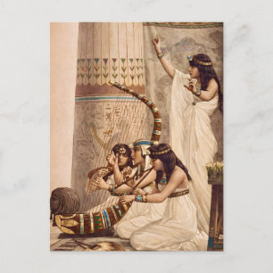 Ancient Egyptian Temple Musicians  Postcard