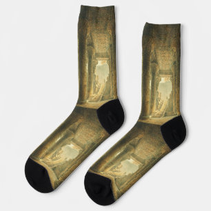 Ancient Egyptian Temple of Esna Socks