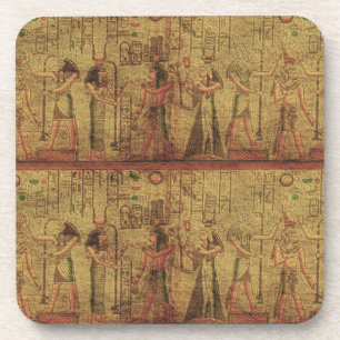 Ancient Egyptian Temple Wall Art Coaster