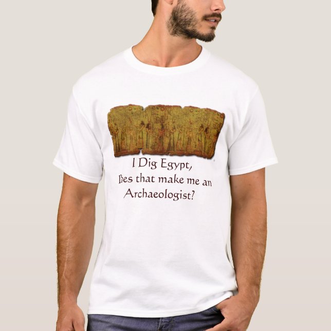 Ancient Egyptian Temple Wall Art T-Shirt (Front)