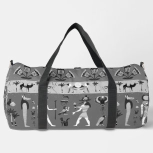 ancient egyptian tomb art mummy duffle bag