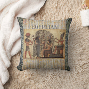 Ancient Egyptian Vintage Culture, Design Art Cushion
