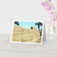 Ancient Egyptian Wall with Hieroglyphics, Luxor