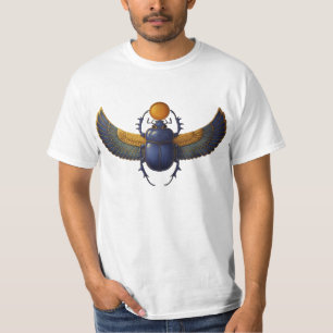 Ancient Egyptian Winged Scarab Khepri Sun God  T-Shirt