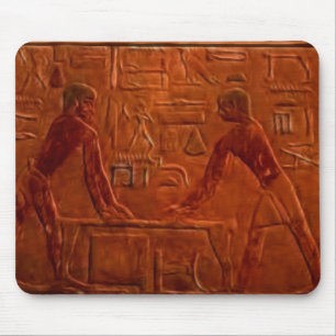 Ancient Egyptian Workmen at Sanding Table Mouse Mat