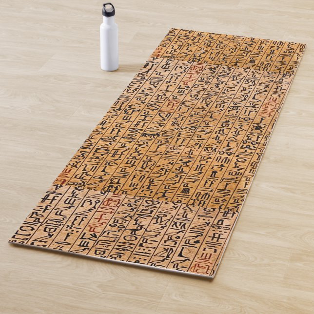  Ancient Egyptian Writing  Yoga Mat (In Situ)