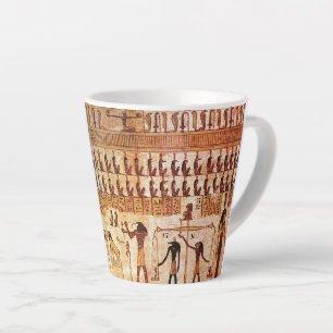 Ancient Egyptians Death Court Maat Godess Latte Mug
