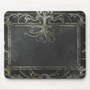 Ancient Eldritch Victorian (Black and Gold) Mouse Mat