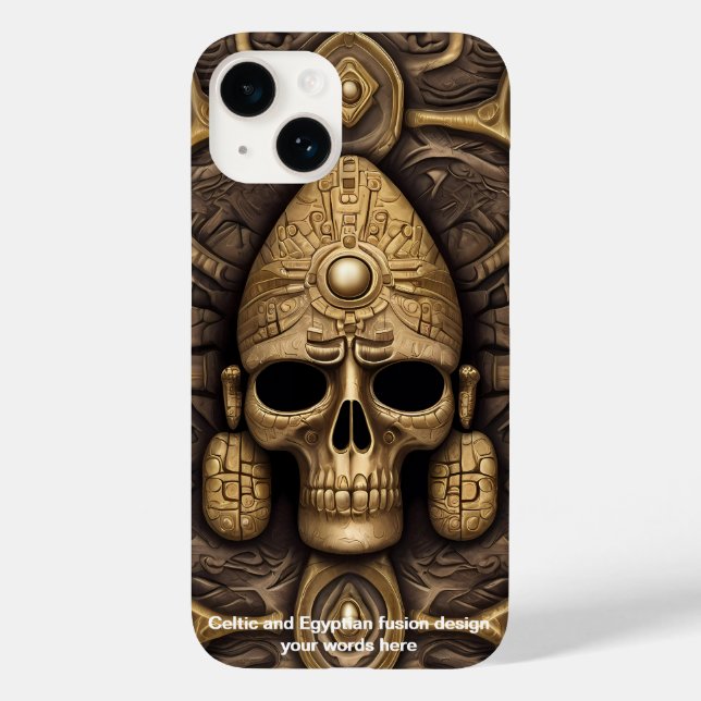 Ancient Elegance: Celtic & Egyptian Fusion  Case-Mate iPhone Case (Back)