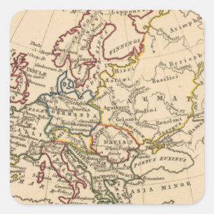 Ancient Europe Square Sticker