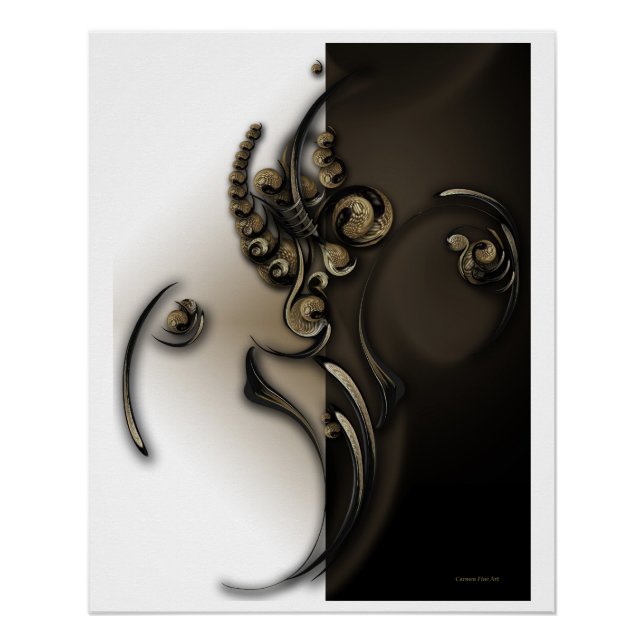 "Ancient Flower",  Glossy Poster (Front)