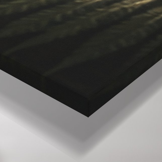 Ancient Forest Guardian – Mythical Nature Spirit Canvas Print (Corner(Bottom))