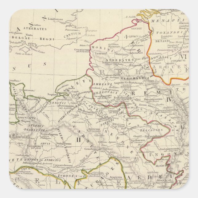 Ancient France Square Sticker (Front)