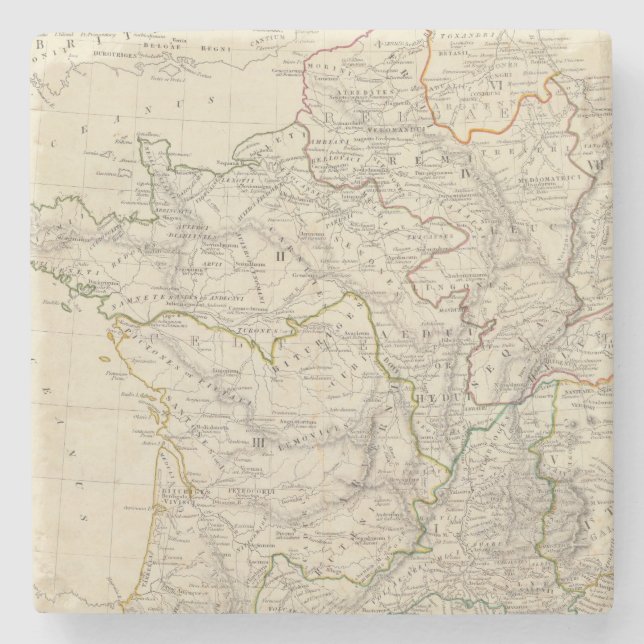 Ancient France Stone Coaster (Front)
