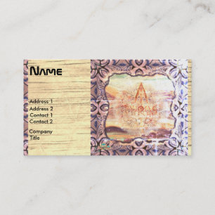 Ancient Future Unusual design Business Card