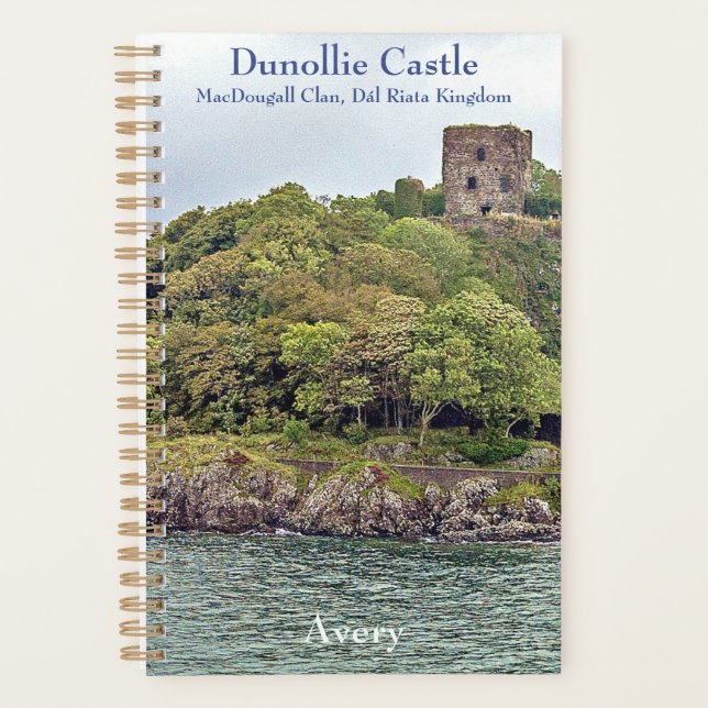 Ancient Gaelic Dunollie Castle Home Of MacDougalls Planner (Front)