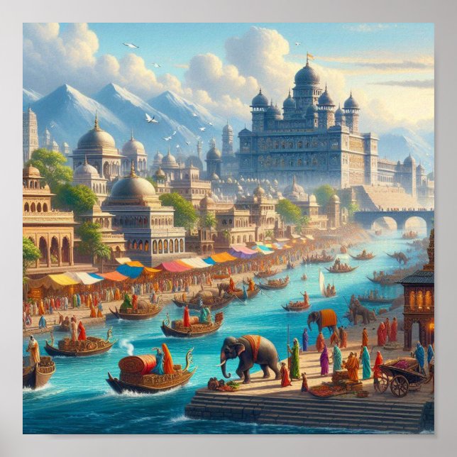 Ancient Gangaridai Empire Poster (Front)