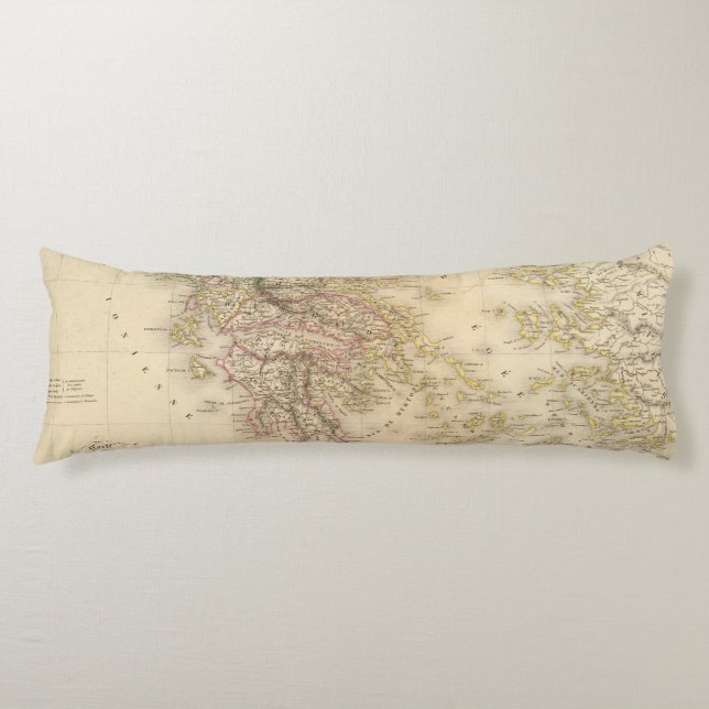 Ancient Greece 3 Body Cushion (Front)