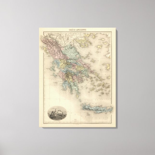 Ancient Greece Canvas Print (Front)