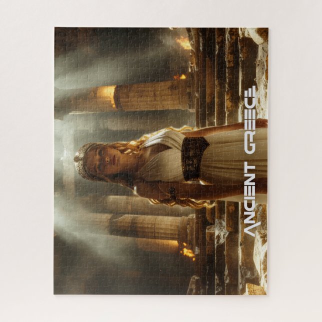 ANCIENT GREECE - GREEK JIGSAW PUZZLE (Vertical)