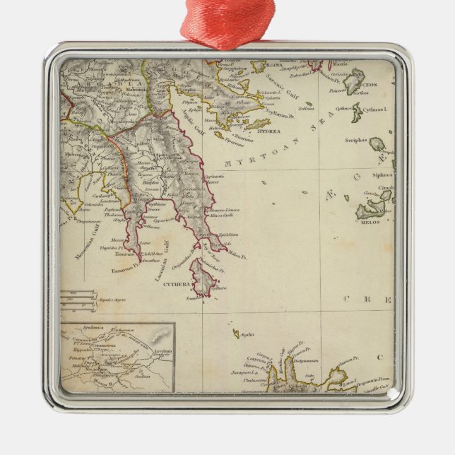 Ancient Greece, southern Metal Tree Decoration (Front)